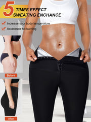 High Waist Yoga Workout Running Sweat Sauna Pants Women's Activewear