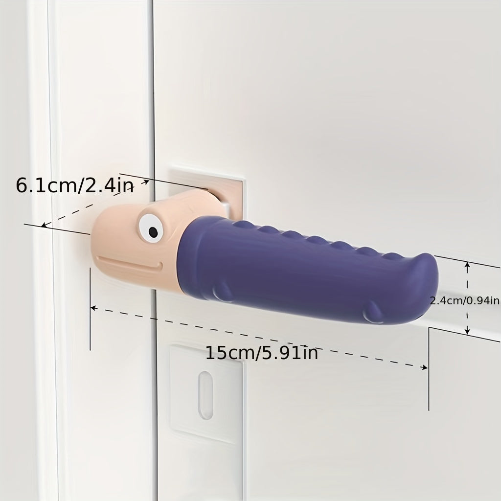 1pc Cartoon Doorknob Protective Cover Anti-collision Mute Cushion