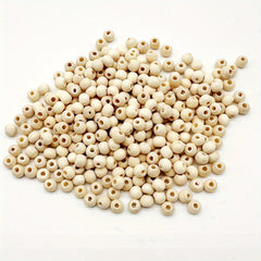 Natural Wooden Beads Round Gasket DIY Jewelry Making Accessories