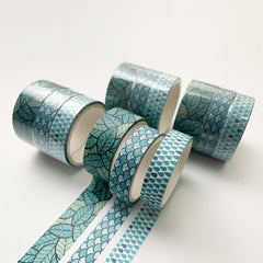 3 PCS 300cm Hand Account Tape Flower Leaf Starry Sky Plaid Creative Decoration