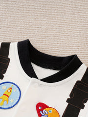 Astronaut Costume Long Sleeve Baby Bodysuit