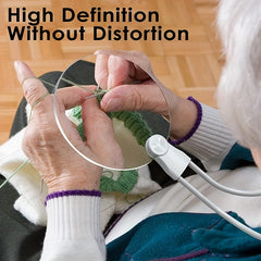 Portable Hands-Free Magnifying Glass for Reading Sewing Cross Stitch