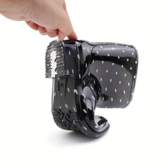 Women's Waterproof Medium Tube Rubber Rain Boots
