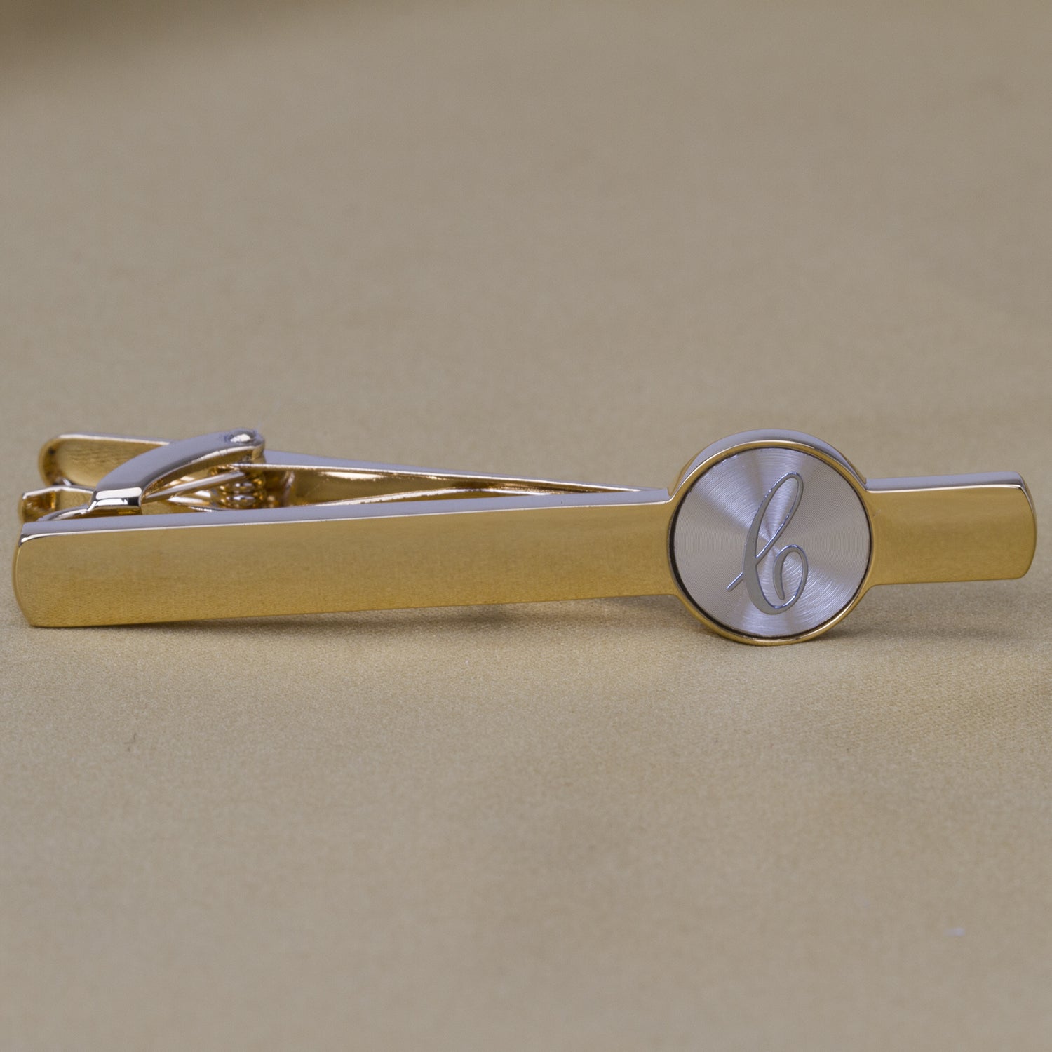 Business Casual Letter Print Copper Tie Clip Gift For Men A N