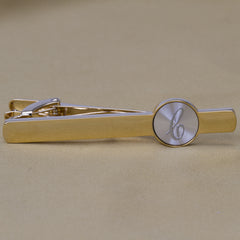 Business Casual Letter Print Copper Tie Clip Gift For Men A N