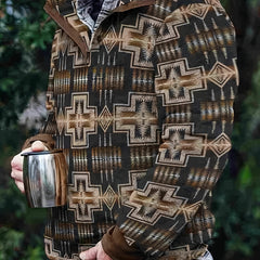 Men's Flannel Long Sleeve Shirt Coat