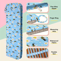 Waterproof Storage Bag for Crochet Needles and Yarn