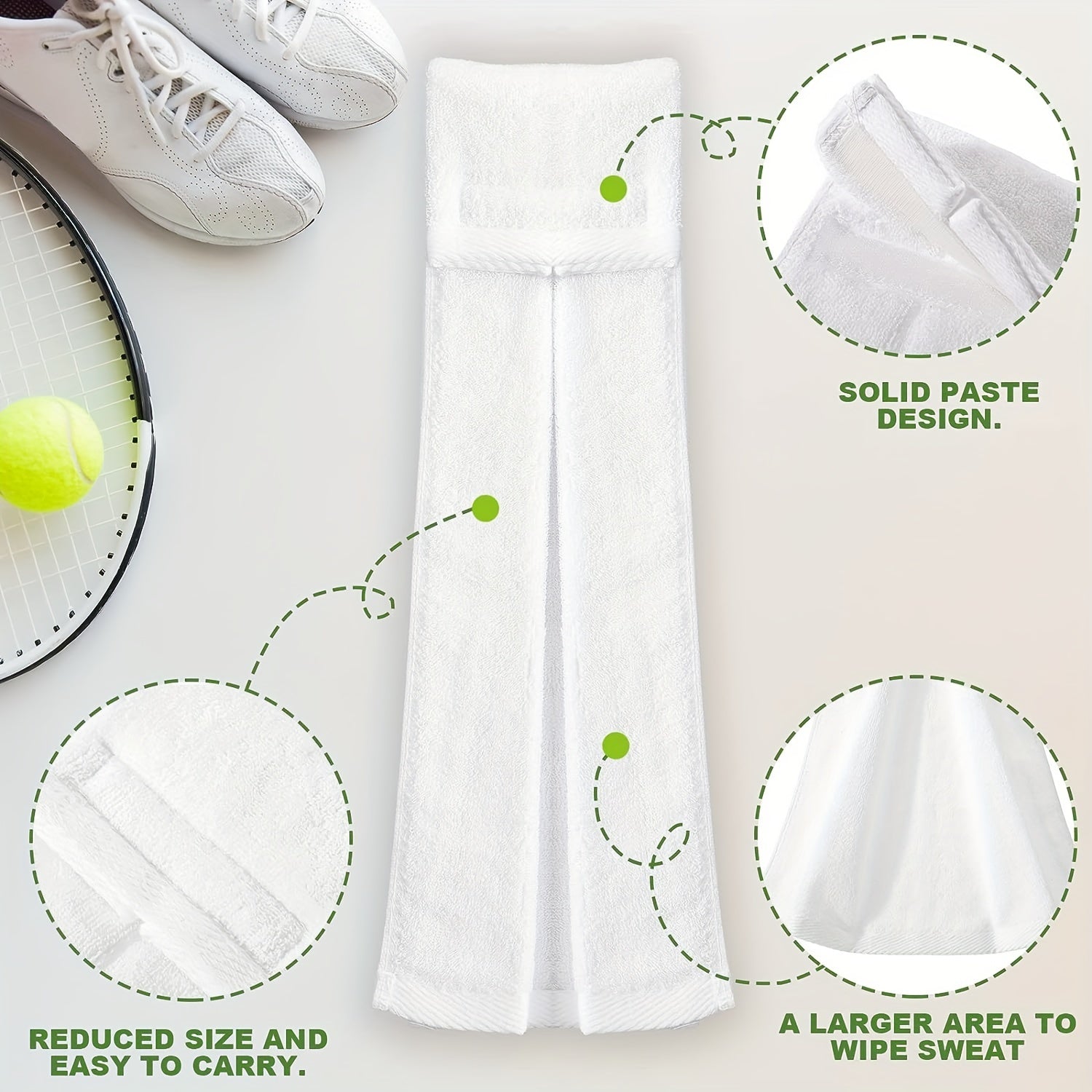 Cotton Football Towel Sports Sweat Towel - Football Gym Golf