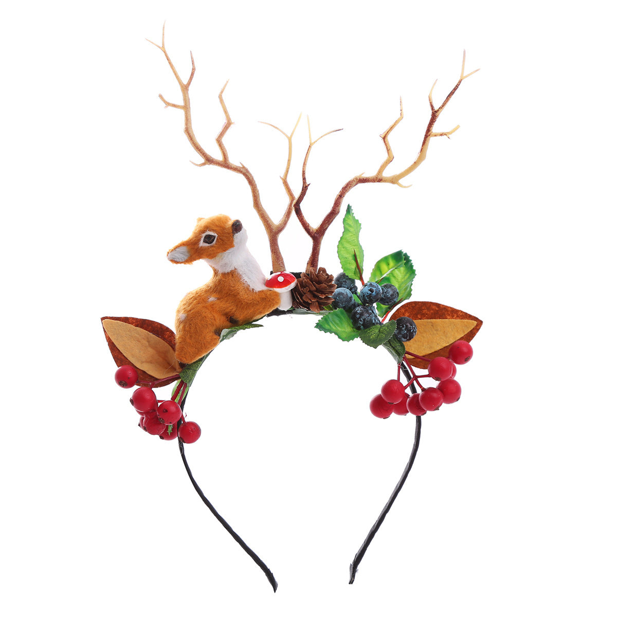 Christmas Elk Headdress Hair Hoop for Girls