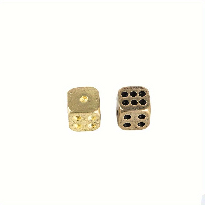 Brass Round Dice for Bar Supplies and Props