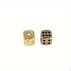 Brass Round Dice for Bar Supplies and Props