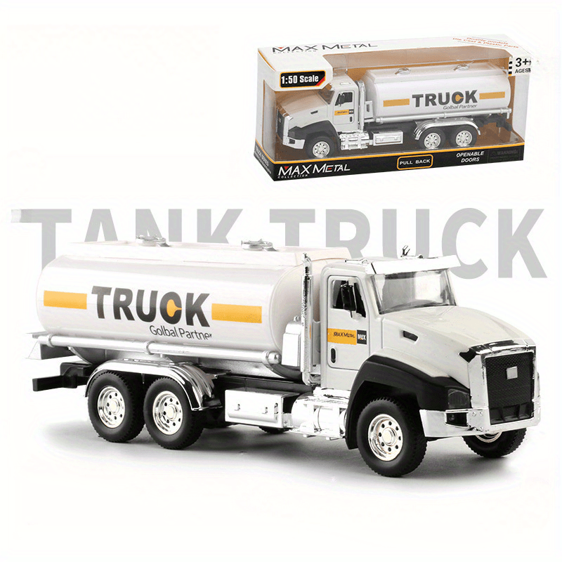 1:32 Excavator and Truck Playset w/ Accessories, Orange Aluminum Alloy Toy