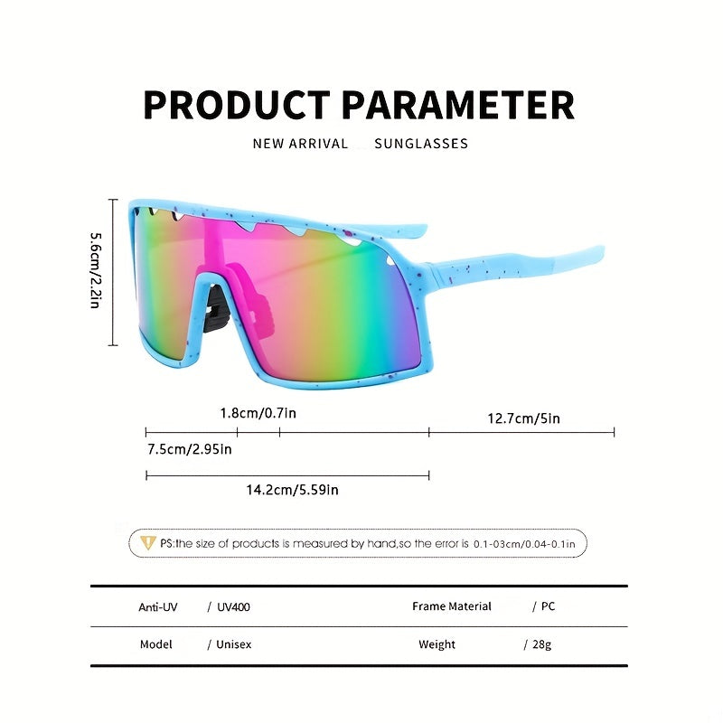 Men's Colorful Cycling Glasses Full Frame Sunglasses