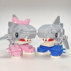 Shark Building Block Doll for Girls