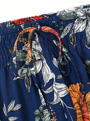 Floral Print Loose Pants for Women