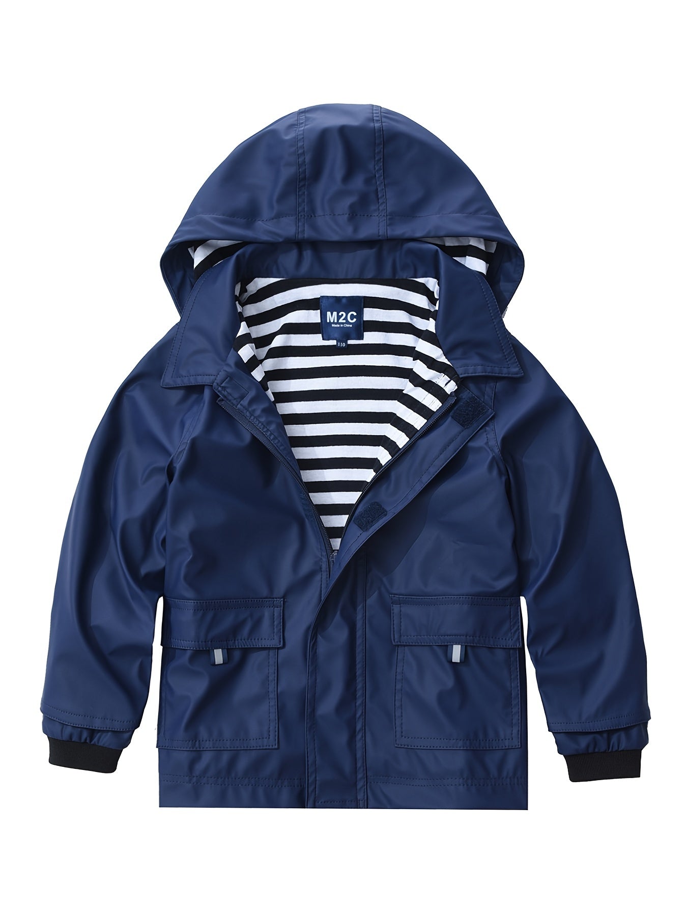 Kids Waterproof Windbreaker Jacket with Hooded Coat
