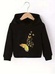 Butterfly Graphics Pullovers For Girls Youth Girls' Hoodie Sweatshirt