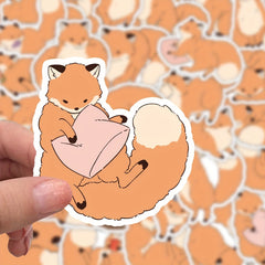 60pcs Fox Series Graffiti Stickers For DIY Suitcases Laptop Helmet Scrapbook