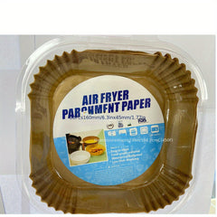 50pcs Disposable Air Fryer Liners Square And Rectangle Paper Air Fryer Liner