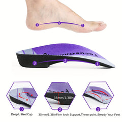 1 Pair Plantar Fasciitis Insoles Arch Supports Orthotic Shoe Inserts