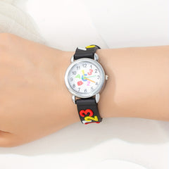 Boys Girls Teen Round Dial Quartz Watch For Gift Daily Life