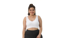3 Pack Plus Size Sports Bra Set Women's Plus Comfort Padded Medium Stretch