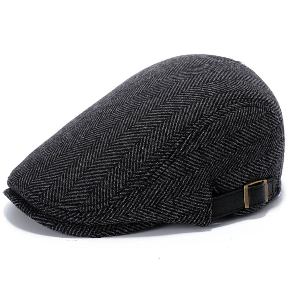Vintage Beret Men Sunblock Anti Sun Hat for Autumn Winter