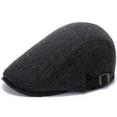 Vintage Beret Men Sunblock Anti Sun Hat for Autumn Winter