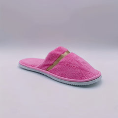 Men's Plush Disposable Spa Slippers Eco friendly Non Slip Home House Shoes