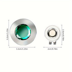 Rhinestone Shape Marker With Magnetic Hat Clip - 2 Colors