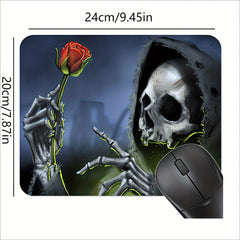Skull Rubber Office Desk Mat Non-slip Mouse Pad