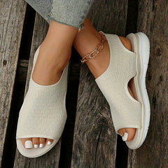 Women's Cutout Beach Sandals Non Slip Summer Sandals