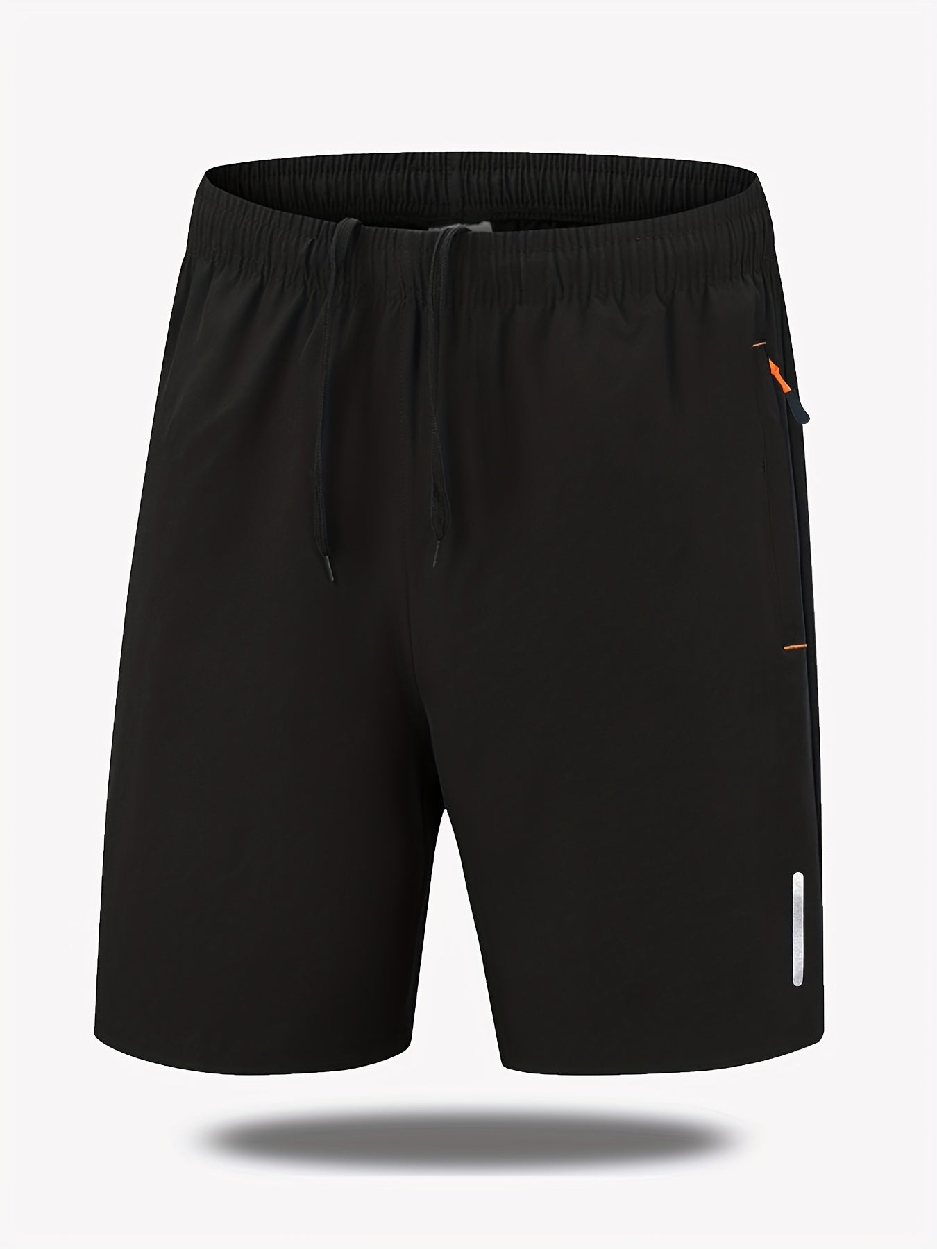 Men's Quick Dry Basketball Shorts with Zipper Pocket