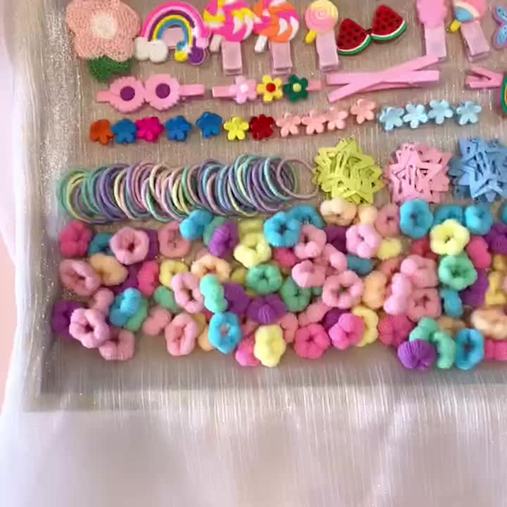 Colorful Hair Accessory Set for Baby Girls
