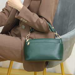Women's Leather Handbag Large Capacity Tote & Crossbody Bag Multiple Colors