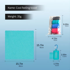 Portable Quick Dry Microfiber Towel Set 4 Colors Camping Gym Yoga Traveling