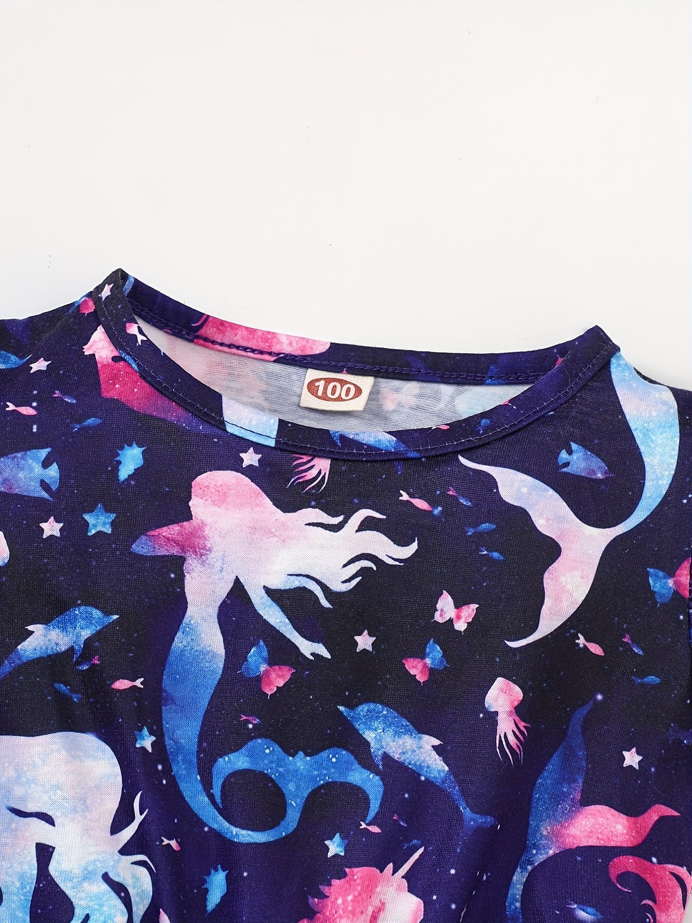 Toddler Girls Mermaid & Unicorn Graphic Tutu Dress