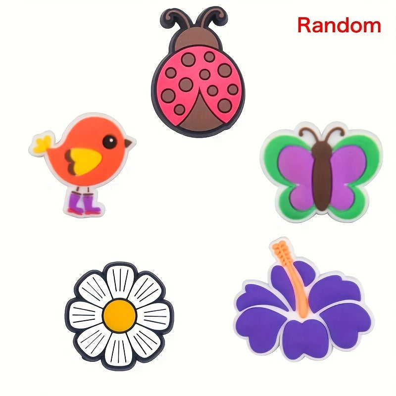 21pcs PVC Shoe Decorations for Birthday Gift Party Favors