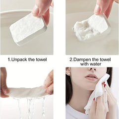 8pcs Portable Compressed Towels - Travel Camping Outdoor Soft Absorbent Towel