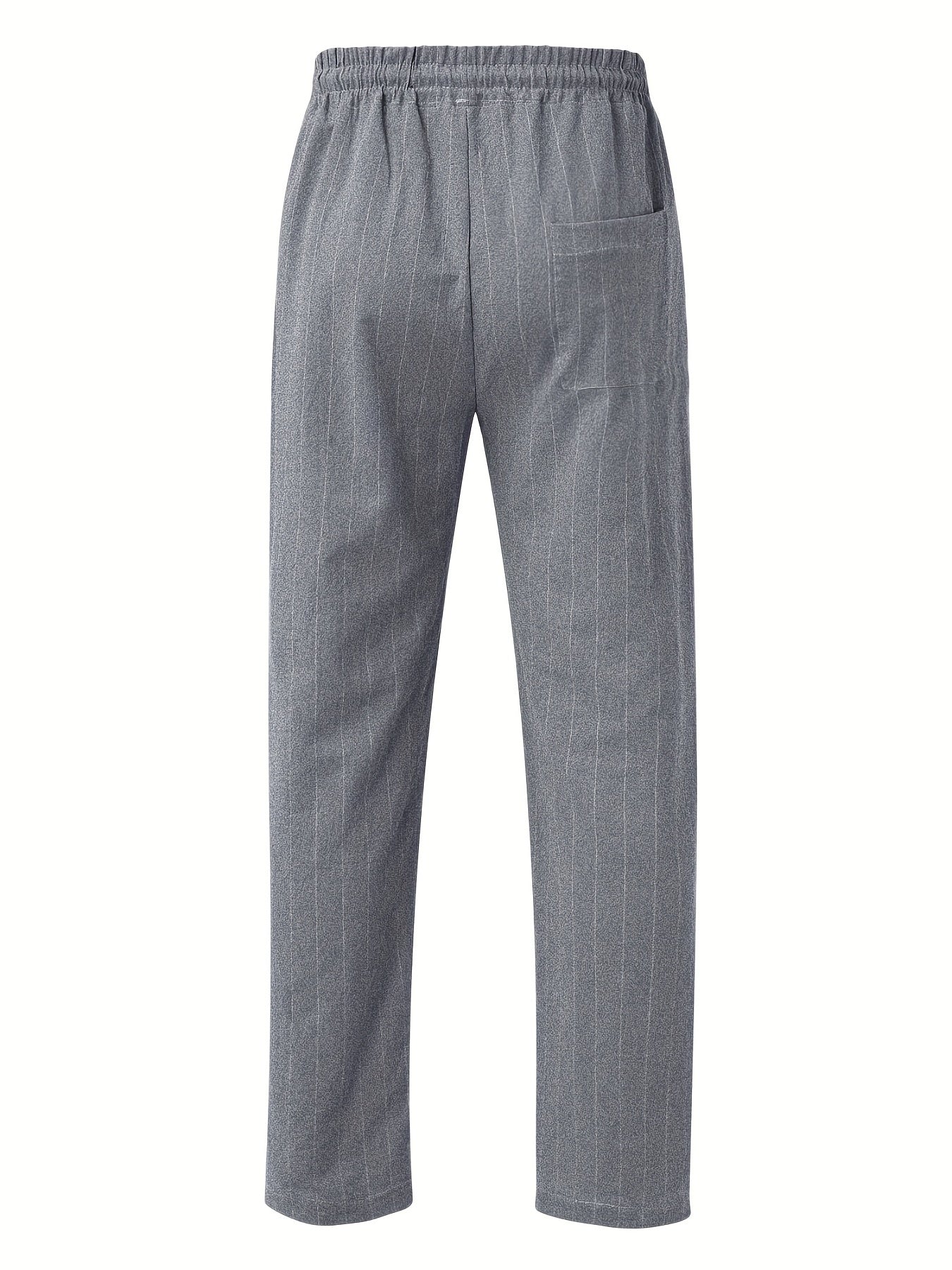 Stripe Drawstring Breathable Sweatpants Loose Fit Men's Joggers