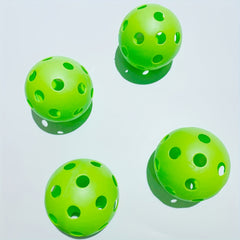 Wooden Pickleball Paddle Set 2 Rackets 4 Balls 1 Carrying Bag