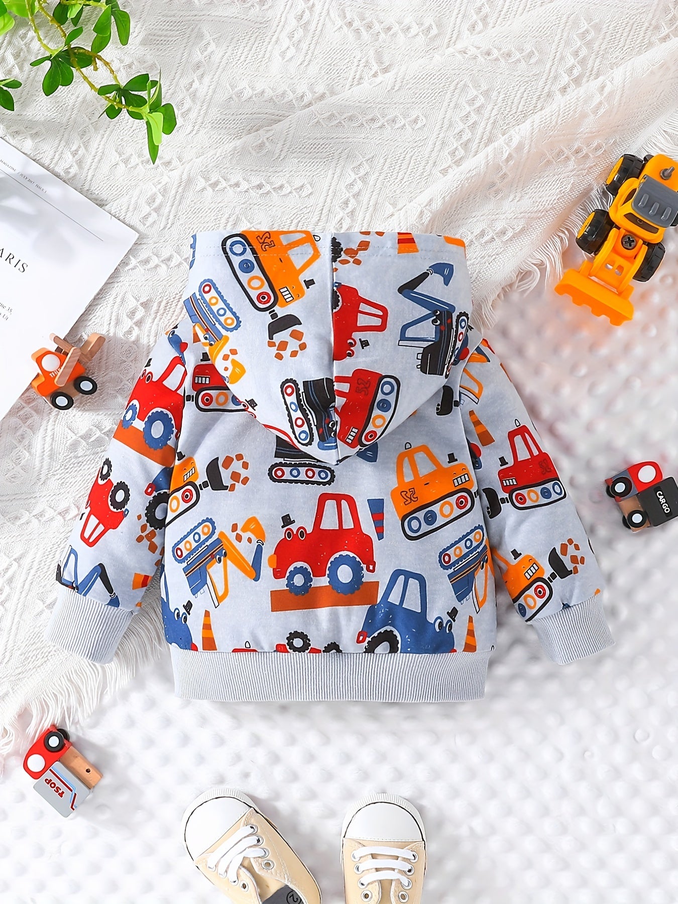 Baby Boys Dinosaur Hooded Jacket Spring Autumn Winter