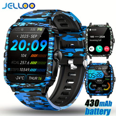 JELLOO Smartwatch: Voice Assistant, Weather Updates, Wireless Calling
