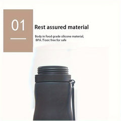 Creative Silicone Water Cup Portable Foldable Water Bottle for Outdoor Sports