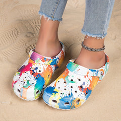 Women's Hollow Out Clogs Lightweight Closed Toe Slip On Shoes