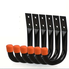 6pcs Garage Heavy Duty Hooks For Hanging Garage Supplies Storage