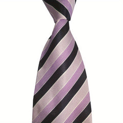 Men's Striped Plaid Tie Necktie