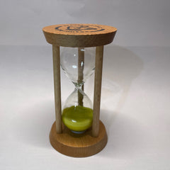 3 Minute Wooden Sand Clock - Fun Gift for Kids & Home Decor