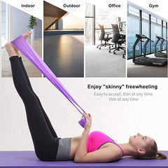 Unisex Resistance Exercise Rubber Bands for Fitness Pilates Rehab Stretching