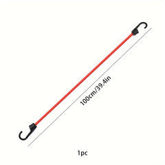 Heavy Duty 40 Inch Bungee Cord with Dual Hooks - Outdoor Elastic Straps